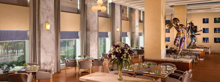 Jaypee Vasant Continental Hotel New Delhi Luaran gambar The restaurant