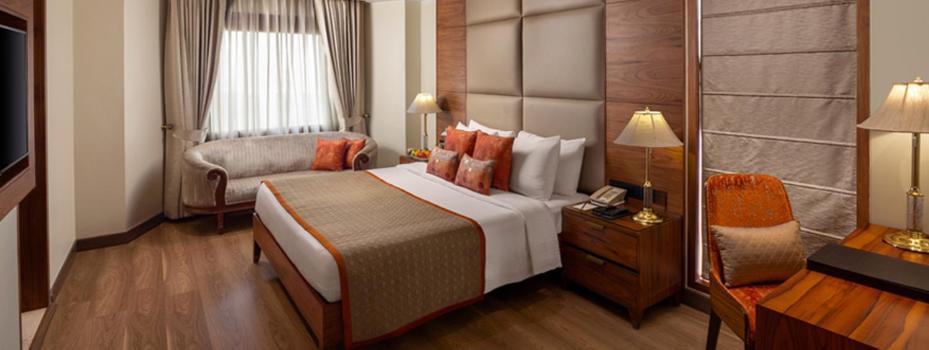 Jaypee Vasant Continental Hotel New Delhi Luaran gambar A room at the Taj Bengal